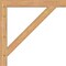 Ekena Millwork Traditional Block Smooth Bracket, Western Red Cedar, 3 1/2"W x 34"D x 34"H BKT04X34X34TRA05SWR - alternate 4